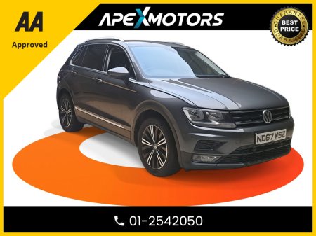 2018 Volkswagen Tiguan FINANCE ARRANGED * 2.0 TDI SE NAV BLUEMOTION 150PS 5DR * NEW NCT NOV-27 * MANUAL * AA APPROVED * 101 SAFETY CHECKLIST * IMMACULATE * HEATED SEATS * COLOUR REVERSE CAMERA * TOP-SPEC 5DR €19,949
