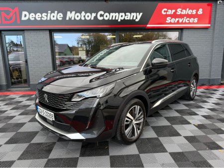 2022 Peugeot 5008 FL ALLURE 1.5 BLUE HDI 13 130 6.2 , 7 SEATS , ALLURE SPEC , FROM €85 p/w & €5,950 DEPOSIT , 1/2 LEATHER , REVERSE CAMERA , PARKING SENSORS , APPLE CAR PLAY , CRUISE CONTROL , CLIMATE CONTROL , LED'S. €23,950