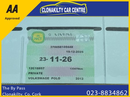 2012 Volkswagen Polo One Owner Vw Polo 1.2 Tsi Petrol Auto €8,950 thumbnail