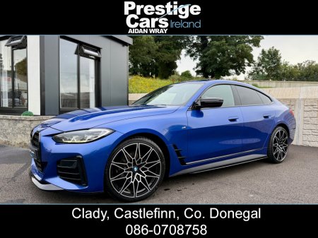 2022 BMW 4 Series 420 D M SPORT AUTO GRAN COUPE 5DR 190 BHP,M PERFORMANCE BODY KIT,PORTIMAO BLUE,FULL LEATHER,HEATED SEATS,HEATED STEERING WHEEL,XENONS,REVERSE CAMERA,PRIVACY GLASS,MASSIVE SPEC,ONE OWNER,FBMWSH €44,250