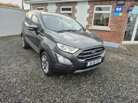 2019 Ford Ecosport Titanium Model 1.5 Diesel 100 bhp push button start. €14,900