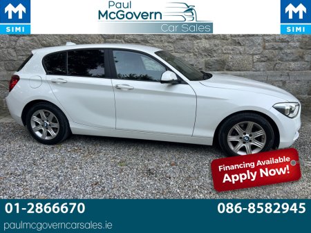 2014 BMW 1 Series I DBA-1A16 5DR AUTOMATIC**//**WARRANTY**//**€280 ROAD TAX**//**TRADE IN ACCEPTED**//**ALLOYS**//**AIR CON**//**PEARL WHITE!! €12,222