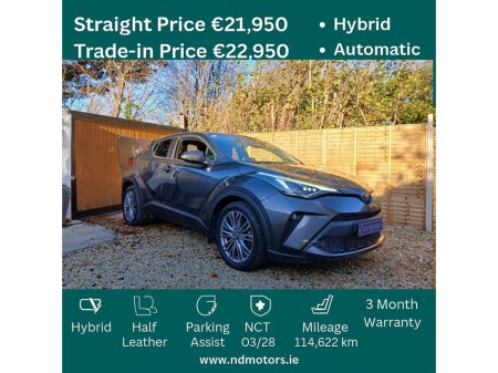 2022 Toyota C-HR HYBRID SOL 4DR AUTO