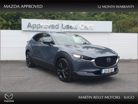 2023 Mazda CX-30 We're sorry, this car is now sold. Check out our website for similar models https://www.martinreillymotors.com/ - 2WD 2.0P M Hybrid (122ps) HOMURA €25,445