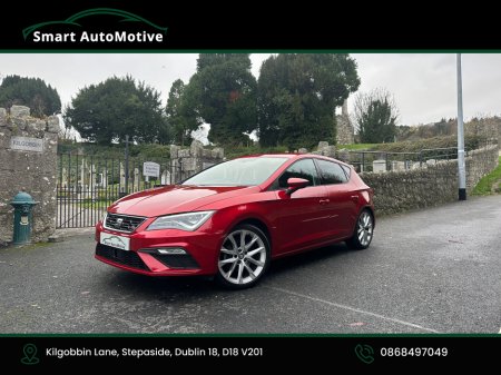 2018 SEAT Leon FR  Technology 1.4 EcoTSI Petrol Automatic *  Low Mileage  * Stunning Condition *  Stamped Service Book * Fully Serviced and Professionally Valeted * NCT 11.2027 * 6 Months Premier Warranty