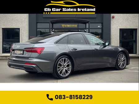 2021 Audi A6 2.0 TDI 40 Black Edition Saloon 4dr Diesel S Tronic 1 OWNER + GLASS SUNROOF + FLAT BOTTOM STEERING WHEEL €42,900