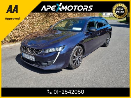 2020 Peugeot 508 FINANCE ARRANGED * GT LINE SW BLUEHDI S/S * AA APPROVED * 101 SAFETY CHECKLIST * AUTOMATIC (DSG) * IMMACULATE * HEATED SEATS * COLOUR REVERSE CAMERA * TOP-SPEC 5DR HATCH * ADAPTIVE CRUISE * 01-2542050 €19,949