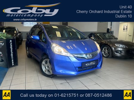2013 Honda Fit 1.3 HYBRID 5DR AUTO 1.3. New NCT, 2 Keys, Alloy Wheels, Sat Nav, Cruise Control, Air Conditioning, Parking Sensors, Full Electrics, Bluetooth, Car Play, Folding Rear Seats, Luggage Cover and more €7,450
