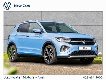 2026 Volkswagen T-Cross T-CROSS RLINE 1.0TSI AUTOMATIC 116BHP *ORDER YOUR 261 TODAY* €41,415