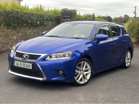 2016 Lexus CT 200 h CT 200H LUXURY CVT 5DR AUTO 1.8 136BHP €14,995