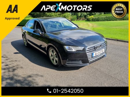 2016 Audi A4 FINANCE ARRANGED * 2.0 TDI SE ULTRA 150PS 4DR * AA APPROVED  * 101 SAFETY CHECKLIST * 12-MONTH ROADSIDE ASSIST  * IMMACULATE * LOW LOW MILES * 2-KEYS * NCT JUN-26 * LOW TAX * STAMPED SERVICE HISTORY