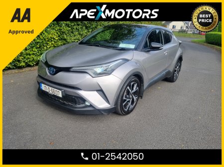 2017 Toyota C-HR FINANCE ARRANGED * TOP-SPEC DYNAMICS HEV AUTO * NEW NCT JUL-27 * 9-STAMPS SERVICE HISTORY * AA APPROVED * 101 SAFETY CHECKLIST * AUTOMATIC HYBRID * IMMACULATE * HEATED SEATS * COLOUR REVERSE CAMERA €17,449