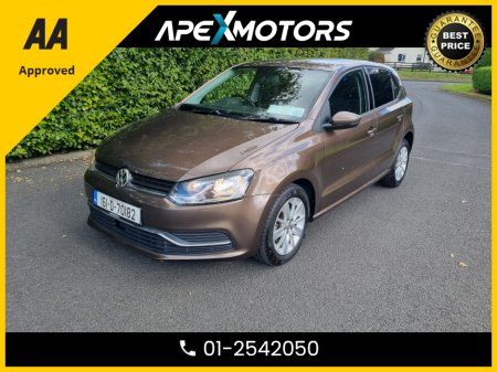 2016 Volkswagen Polo FINANCE ARRANGED * NEW NCT AUG-27 * LOW TAX OCT-25 * SPECIAL 40TH EDITION  * 1.2 * AUTOMATIC (DSG) * AA APPROVED  * 101 SAFETY CHECKLIST * IMMACULATE * COLOUR REVERSE CAMERA * TOP-SPEC 5DR HATCH * LOW €11,449