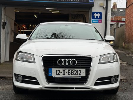 2012 Audi A3 1.4tfsi Automatic, Only 61kms, New Nct 12/2026, Apple Car Play, Android Auto, Reversing Camera, Bluetooth, Sat Nav, Cruise Control, Alloys, A/C, Service & Warranty Included, SIMI Dealer, €10,750
