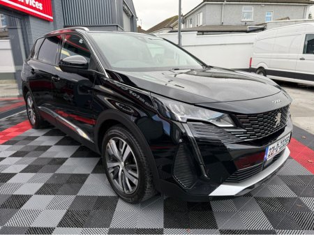 2022 Peugeot 5008 FL ALLURE 1.5 BLUE HDI 13 130 6.2 , 7 SEATS , ALLURE SPEC , FROM €85 p/w & €5,950 DEPOSIT , 1/2 LEATHER , REVERSE CAMERA , PARKING SENSORS , APPLE CAR PLAY , CRUISE CONTROL , CLIMATE CONTROL , LED'S. €23,950