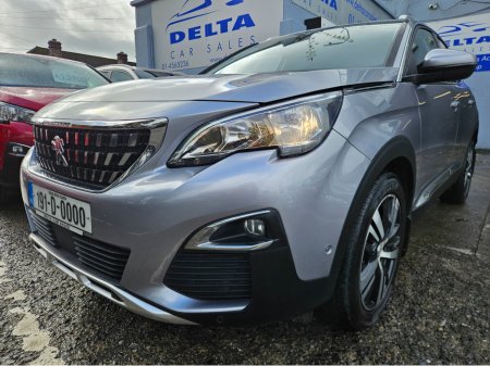2019 Peugeot 3008 1.5 BLUEHDI ALLURE S/S AUTOMATIC NCT 10/27 TAX €190 PER YEAR FINANCE AVAILABLE FROM €84 PER WEEK 2 KEYS/ SAT NAV/ BLUETOOTH/ USB/ AUX/ MOTORISED TAILGATE/ ALLOYS/ HISTORYC CHECKED €18,750
