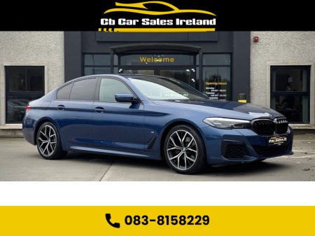 2021 BMW 5 Series 2.0 520d MHT M Sport Saloon 4dr Diesel Hybrid Steptronic Euro 6 (s/s) (190 ps) 1 OWNER + VIRTUAL COCKPIT + REVERSE CAM + FULL BODY KIT €37,490