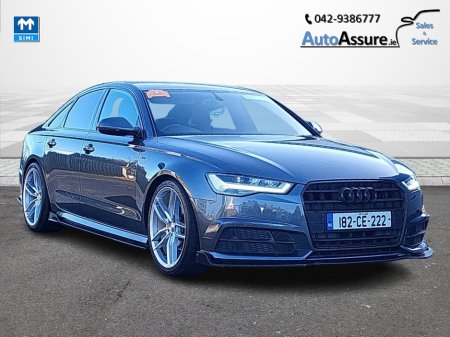 2018 Audi A6 2.0 TDI S-Line Black Edition S-tronic 190BHP *** Maxton Kit / Veeman Alloys / Sat Nav / Full Leather *** €25,900