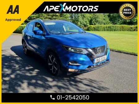 2019 Nissan Qashqai FINANCE ARRANGED * 1.3 PETROL  * TOP -SPEC TEKNA DIG-T * PANORAMIC SUNROOF * NEW NCT JUN-27 * 5-STAMPS SERVICE HISTORY * AA APPROVED * 101 SAFETY CHECKLIST * IMMACULATE * HEATED SEATS * COLOUR REVERSE