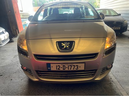 2012 Peugeot 5008 SX 1.6 HDI 112 7S EURO 5 E5 5DR €2,995