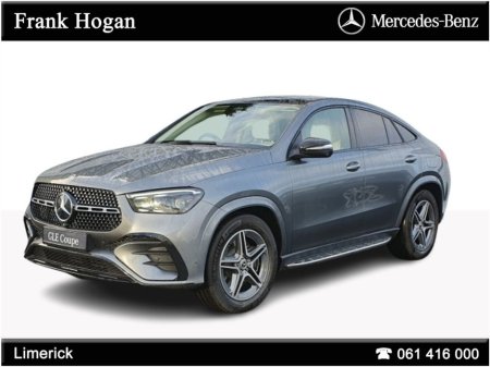 2026 Mercedes-Benz GLE Class GLE 350de Coupe PHEV 4-cylinder Hybrid Diesel 197 / 313 Bhp ( € 140 Road Tax ) €133,960