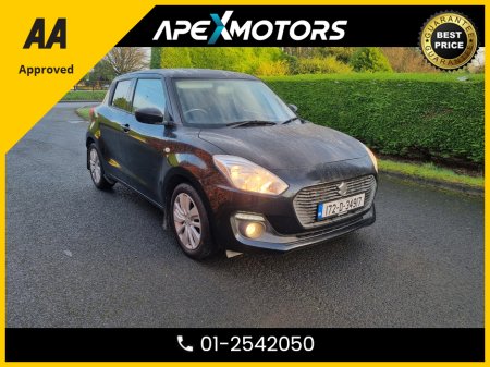 2017 Suzuki Swift FINANCE ARRANGED * TOP-SPEC SZ T 111PS * NEW MODEL * PETROL 5DR * NEW NCT DEC-27 * 2-KEYS * 9-STAMPS SERVICE HISTORY * IMMACULATE * AA APPROVED * 101 SAFETY CHECKLIST* COLOUR REVERSE CAMERA 01-2542050 €8,949