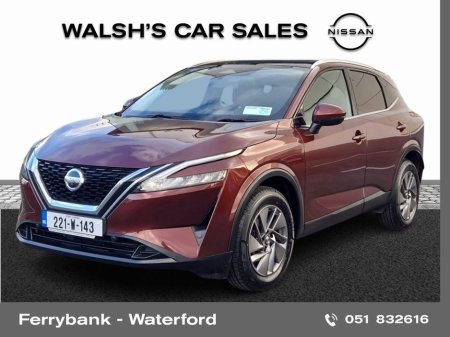 2022 Nissan Qashqai 1.3 HYB SV + Glass Roof Pack €25,950