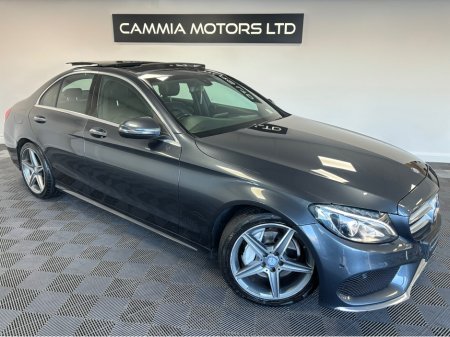 2016 Mercedes-Benz C Class MERCEDES BENZ C CLASS AMG LINE PREMIUM 4DR AUTO*PANORAMIC SUNROOF*HEATED BLACK LEATHER ELECTRIC MEMORY ADJUSTABLE SEATS*REVERSE CAMERA*ELECTRIC TAILGATE*KEYLESS ENTRY & START*FINANCE AVAILABLE* €18,950