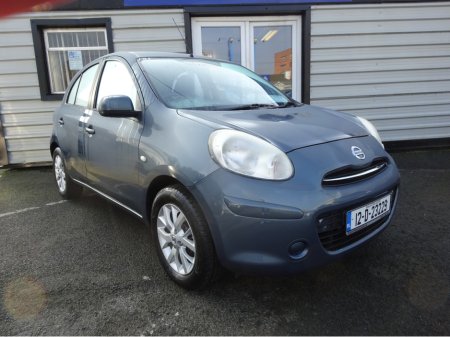 2012 Nissan Micra 1.2 PETROL 5 DOOR KEY 186 €4,450
