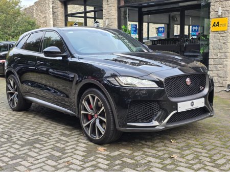 2019 Jaguar F-Pace 2019 F PACE 5.0 SVR S/C 550 BHP AUTO. TAILORED FINANCE ARRANGED IN 1 HOUR. WWW. SARSFIELDMOTORS. IE €79,950