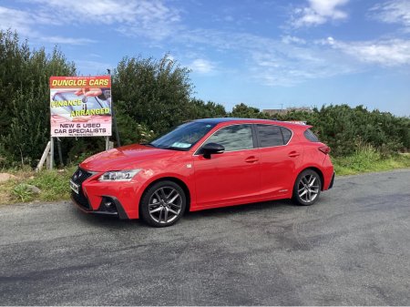 2017 Lexus CT 200 h 1.8 F SPORT 136BHP 5DR €17,500