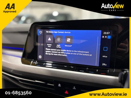 2021 Volkswagen Golf MK 8 New Model 1.0 Self Charging Mild Hybrid, AA APPROVED // FINANCE & NATIONWIDE DELIVERY AVAILABLE // SIMI DEALER €23,995 thumbnail