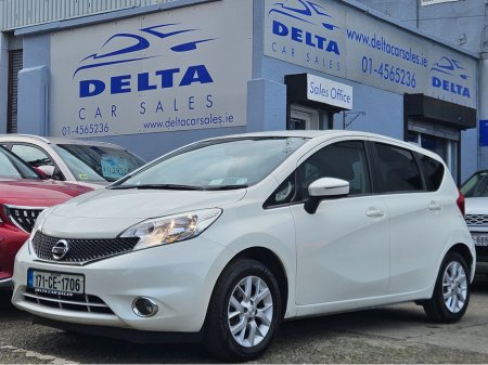 2017 Nissan Note SV 1.2 PETROL 98BHP NCT 03/27 TAX 02/26 FINANCE AVAILABLE @ €45 PER WEEK SERVICE HISTORY/ BLUETOOTH/ HISTORY CHECKED