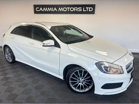 2013 Mercedes-Benz A Class MERCEDES-BENZ A CLASS A180 AMG LINE 1.6 PETROL AUTO*ALCANTRA/LEATHER BUCKET SEATS*REVERSE CAMERA & PARKING SENSORS*BLUETOOTH AUDIO*ELECTRIC FOLDING MIRRORS*TRADE INS WELCOME* €12,950