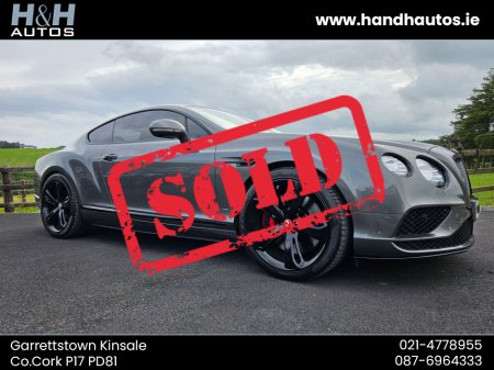 2016 Bentley Continental BENTLEY GTS A MULLINER DRIVING SPEC V8