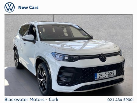2025 Volkswagen Tayron 1.5TSI 204BHP R-LINE MI 75 AUTOMATIC WITH ASSISTANCE PACKAGE, IQ MATRIX HEADLIGHTS & INFOTAINMENT PACKAGE HYBRID €57,995