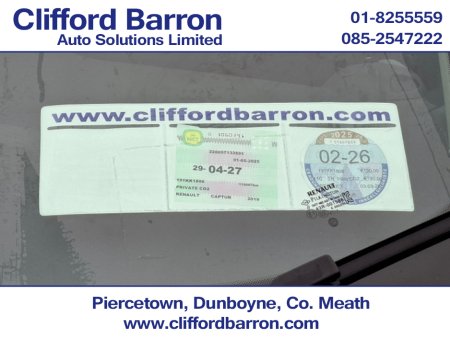 2019 Renault Captur PLAY DCI 90 MY18 5DR €14,950 thumbnail