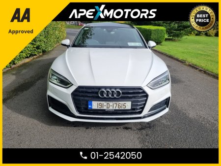 2019 Audi A5 FINANCE ARRANGED * SPORTBACK 35 TDI 150 S 4DR A S-TRONIC LINE * NCT FEB-27 * LOW TAX OCT-25 * 6-STAMPS SERVICE HISTORY * AA APPROVED * 101 SAFETY CHECKLIST * AUTOMATIC (DSG) * IMMACULATE * HEATED SEAT €33,949