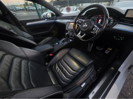 2018 Volkswagen Arteon 2.0 TSI R-LINE PANORAMIC SUNROOF 4MOTION 280BHP VIRTUALDASH FULL LEATHER HEATED ELECTRIC SEATS SAT NAV CARPLAY ANDROID AUTO BLIND SPORT PARKING SENSORS SELF PARKING ASSIST 360 CAMERA €28,950 thumbnail