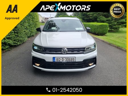 2018 Volkswagen Tiguan FINANCE ARRANGED * R-LINE  (TOP-SPEC) * 4X4  * 4-Motion * 2.0 AUTO DIESEL * AUTOMATIC * NEW NCT SEP-27 * LOW TAX * AA APPROVED  * 101 SAFETY CHECKLIST *12-MONTH ROADSIDE ASSIST  *IMMACULATE *TOP-SPEC €32,449