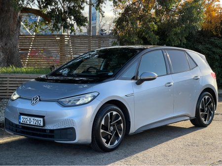 2022 Volkswagen ID.3 PRO 150 KW LIFE DX 58KWH 204BHP €13,900