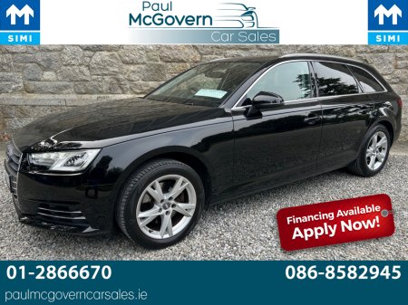 2016 Audi A4 1.4 TFSI SPORT ESTATE**//**METALLIC BLACK**//**€280 ROAD TAX**//**FINANCE ARRANGED**//**WARRANTY**//**FINANCE ARRANGED**//**ALLOYS**//**AIR CON! €16,499