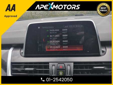 2018 BMW 2 Series Gran Tourer FINANCE ARRANGED * X-DRIVE SPORT  * AUTO GRAN TOURER * AWD (4X4) * 7-SEATER AUTO * NEW NCT OCT-27 * IMMACULATE * 9-STAMPS SERVICE HISTORY * AA APPROVED * 101 SAFETY CHECKLIST * AUTOMATIC *HEATED SEATS €20,949 thumbnail