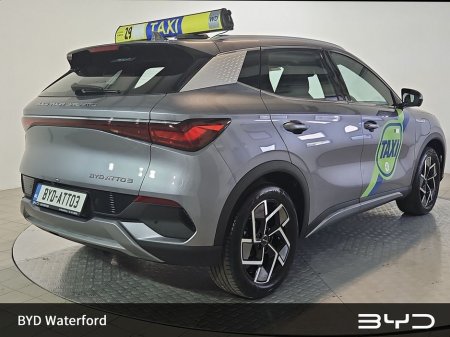 2026 BYD ATTO 3 TAXI OFFER *Finance Rates from 3.5%* Order Now for 261 Delivery. Design Model - 60kWh Blade Battery, 204HP, up to 420km range. Features include 18