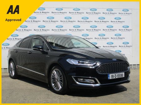 2019 Ford Mondeo LUXURY CAR HEV 2.0 187PS 4DR AUTOMATIC VIGNALE. SHOWROOM CONDITION TOP OF THE RANGE MODEL. FULLY SERVICED  WITH 12 MONTHS WARRANTY AND 12 MONTHS AA COVER.