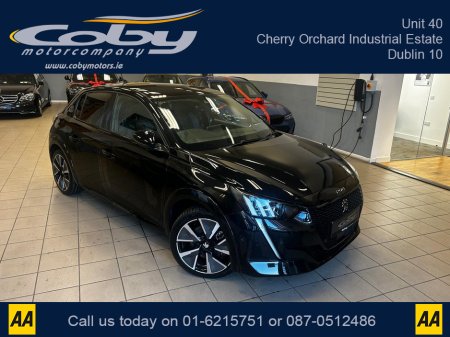 2021 Peugeot 208 E GT 136BHP 50KWH 4DR AUTO. New NCT done before collection, Alloy Wheels, Half Leather, Mirror Link, Cruise Control, Climate Control, Reverse Camera, WFSW, Parking Sensors, USB / USBC and more.