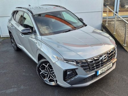 2023 Hyundai Tucson N Line - 1.6 Petrol Plug in Hybrid, Privacy Glass, 19” Diamond Cut Alloys, CarPlay, Cruise Control, Parking Sensors, KeyLess Entry €36,999
