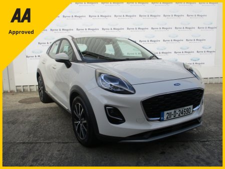 2021 Ford Puma TITANIUM 1.0 PETROL MHEV HIGH SEATING POSITION FULLY SERVICED   WITH 12 MONTHS WARRANTY AND 12 MONTHS AA COVER.