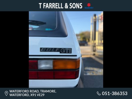 1982 Volkswagen Golf 1.8 GTI 8V 3DR 25TH ANNIVERSARY EDITION CAMPAIGN 03 €24,950