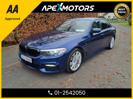 2018 BMW 5 Series FINANCE ARRANGED * G30 XDRIVE M SPORT 4DR * M-SPORT ( TOP-SPEC) * HEATED SEATS * NEW NCT OCT-26 * COLOUR REVERSE CAMERA * AA APPROVED  * 101 SAFETY CHECKLIST * AUTOMATIC AWD * IMMACULATE * LOW MILES €28,949